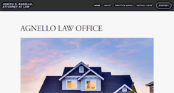 Desktop Screenshot of agnellolaw.com